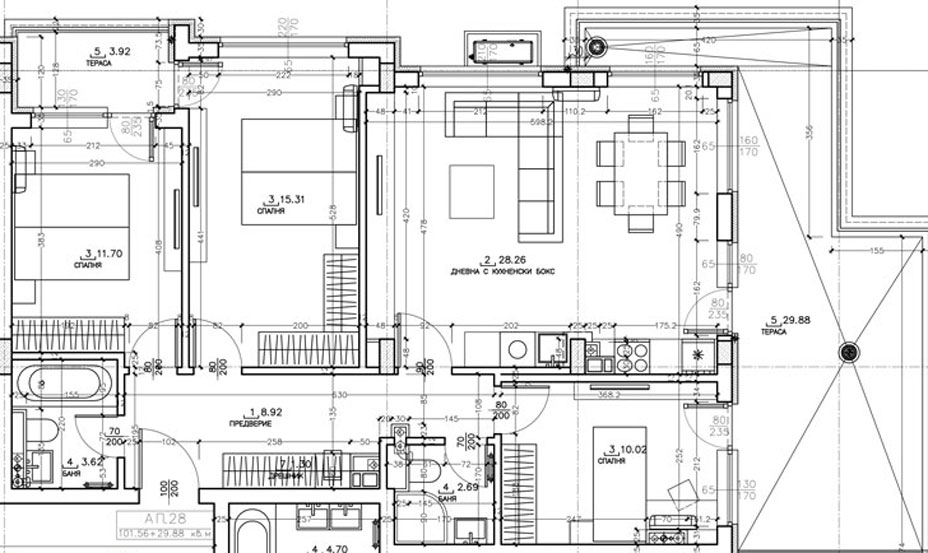 Продава 4-стаен апартамент, град София, кв. Малинова долина